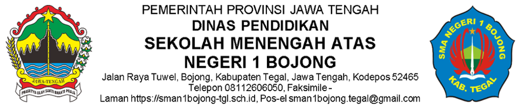 Kop Surat SMAN 1 Bojong